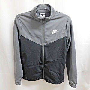 Nike Sportswear Tracksuit Jacket Smoke Gray Girl's Size Medium FD3067